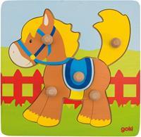 Gollnest  Kiesel Gollnest Kiesel Steckpuzzle Pferd