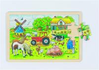 Goki Puzzel Müllers Boerderij 24 delen