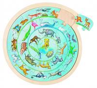 Einlegepuzzle Tierkreis