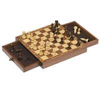 Gollnest & Kiesel KG Goki 56919 - Magnetisches Schachspiel mit Schubladen