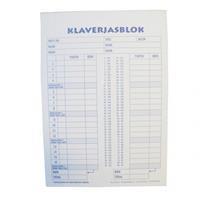 Scoreblok Klaverjas 50vel