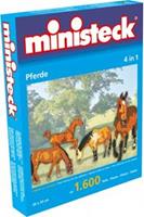 Ministeck Paarden 4 in 1, ca. 1600 stukjes