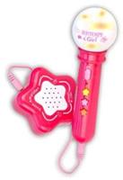 Bontempi Microfoon I Girl met versterker karaoke roze