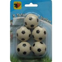 Voetbaltafelballen 5st.Blister