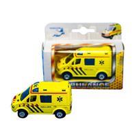 Die Cast pull back Ambulance/8cm
