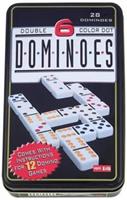 Domino dubbel 6 in blik