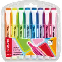 stabilo markeerstift Swing Cool, blister van 8 stuks in geassorteerde kleuren