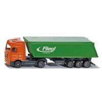 Siku LKW mit Kippsattel, orange/grün