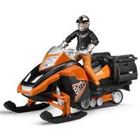 Bruder - Snow mobile with driver and accessories (BR63101)