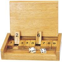 Houten Reisspel Shut the Box