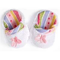 poppenpantoffels wit 35-45 cm