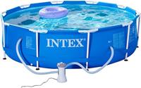 Intex Frame Pool Set Rondo, Ø 366cm x 76cm, Schwimmbad