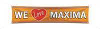 Holland Mega Bannier We love Maxima 180x40