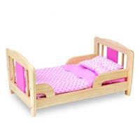 Pintoy P07541 Groot Houten Poppenbed 53cm