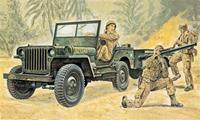 Italeri 1/35 Willys MB Jeep With Trailer