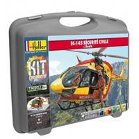 Heller 1/72 Mallette Eurocopter EC 145 Securite Civile+Piste