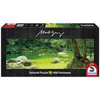 Schmidt Spiele Panorama Puzzle - Mark Gray: Mossman Gorge, Queensland, Australia, 1000 Teile