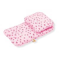 Pinolino Poppenstapelbed voor poppenwagenharten roze, 2 stuks.