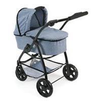 Bayer Chic 2000 Combi-poppenwagen Emotion All in 1 - Blue Jeans