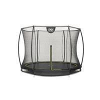 EXIT TOYS EXIT Bodentrampolin Silhouette ø244cm mit Sicherheitsnetz - schwarz