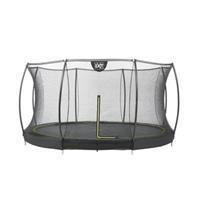 EXIT TOYS EXIT Bodentrampolin Silhouette ø366 cm mit Sicherheitsnetz - schwarz