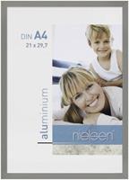 Nielsen Design Nielsen C2 grau matt 21x29,7 Aluminium Struktur DIN A4 62151