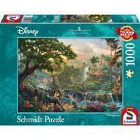 Schmidt 59473 - Thomas Kinkade, Disney Dschungelbuch, Puzzle, 1000 Teile