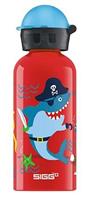 Sigg Alu-Trinkflasche Underwater Pirates, 400 ml rot-kombi