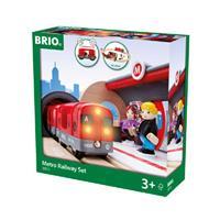 BRIO Spielzeug-Eisenbahn "BRIO WORLD Metro Bahn Set" (Set)