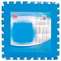 Bestway PE Poolmatten Schutzboden 8er Pack 50 x 50 cm Blau