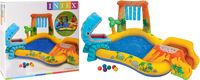 INTEX 57444 Dinosaur Play Center Pool mit Rutsche 249x191x109cm