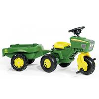 RollyTrac John Deere Tractor met Aanhanger