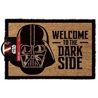 starwars Fußmatte Darth Vader Welcome to the Darkside braun, schwarz, aus Kokosfaser, Unterseite aus PVC. 152 x 101,5 cm - Star Wars