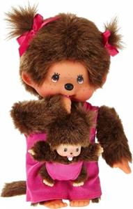 Monchhichi Mother Care Pink Girl, ca. 20 cm