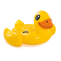 Intex Schwimmtier Ente Yello Duck Ride-On, 147 x 147 x 81 cm gelb