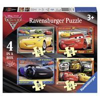 Disney Cars 3 - Let's Race Puzzel (4 in 1)