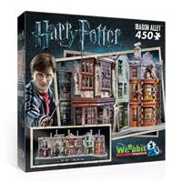 Wrebbit 3D Puzzel - Harry Potter Diagon Alley (450 stukjes)