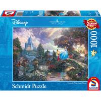 Schmidt Spiele Puzzle 1000 Teile Thomas Kinkade, Disney Cinderella