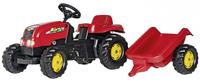 Rolly Toys RollyKid Traptractor met aanhanger Rood