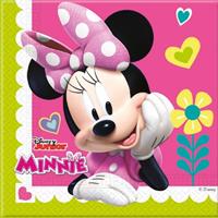 Disney 20x Minnie Mouse feest servetten 33 x 33 cm kinderverjaardag -