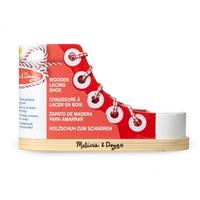 Melissa &amp; Doug Veters Leren Strikken met Houten Schoen