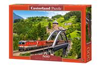 castorland Train on the Bridge - Puzzle - 500 Teile