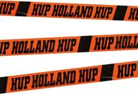 Afzetlint hup Holland hup oranje/zwart 15 meter
