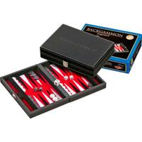 Philos Backgammon Koffer Tinos Magnetisch (Rood)