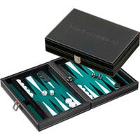 Philos Backgammon Tinos klein groen 23x16,5cm