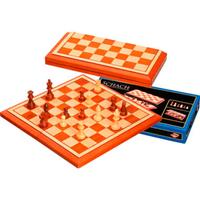 Philos 2613 - Schachset, Schach-Kassette Belgrad, Holz, Feld 40mm, Königshöhe 76mm, Magnetverschluss