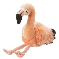 Pluche flamingo knuffel 18 cm