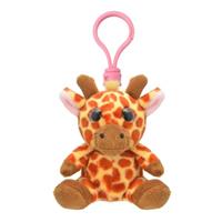 Pluche giraf sleutelhanger 9 cm