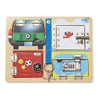 melissa&doug Melissa & Doug - Lock & Latch Board (19540)