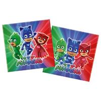 Servietten zweilagig PJ Masks 33 x 33 cm, 20 Stück